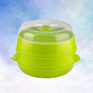 vaporera doble para microondas codowave innovagoods