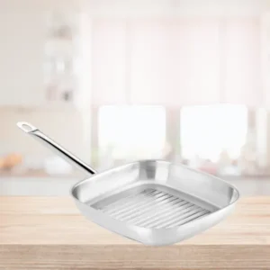 Mi Tienda Natural — Productos para el hogar y la cocina sartén grill de acero inoxidable 18/10 con rayas Ø 28 cm